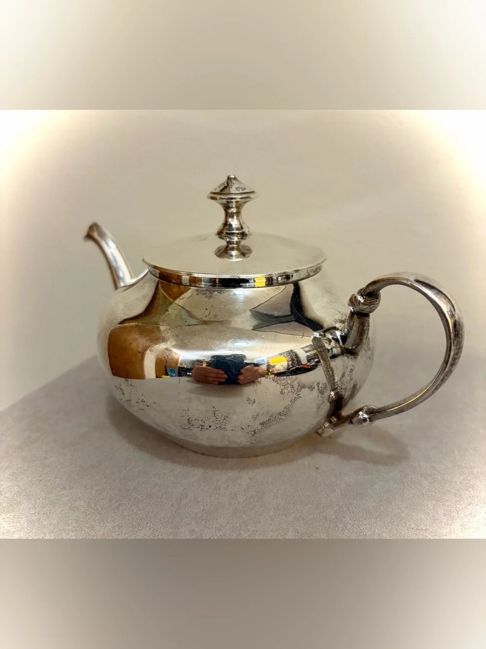 Restoration Hardware RAJ TEAPOT Silver Plate Made In India with Lid and Tea Pot